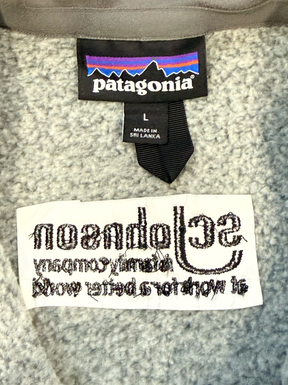 Patagonia Light Gray Heathered Full-Zip Fleece Jacket - Picture 3 of 9